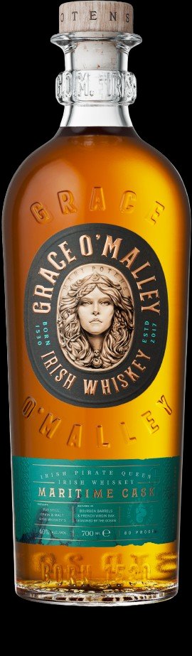 Grace O'Malley Maritime Cask Irish Whiskey bottle